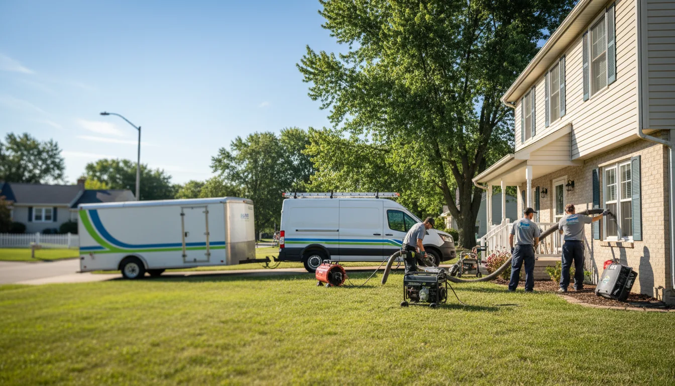 Flooded Basement Restoration And Cleanup With Repair in Colwell, IA near me
